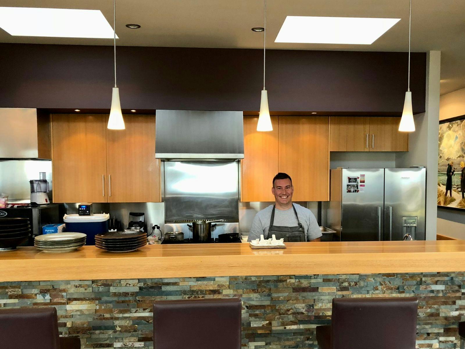 CHEF JOSEPH BUGG AT TABLE HOUSE