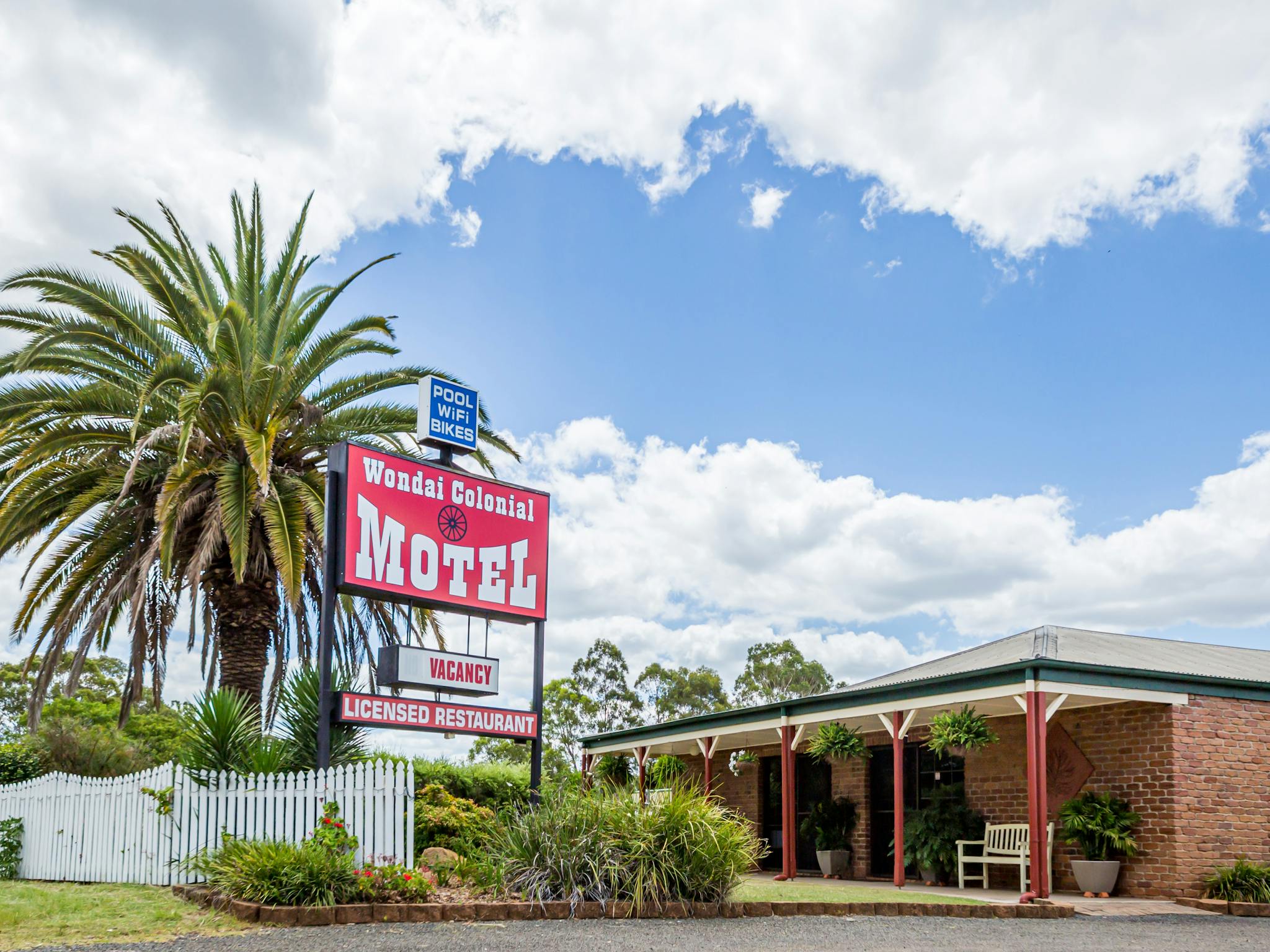 Wondai Colonial Motel & Ivory's Licensed Restaurant has all ground floor rooms, pool, pet friendly Wondai Colonial Motel & Ivory's Licensed Restaurant has all ground floor rooms, pool, pet friendly