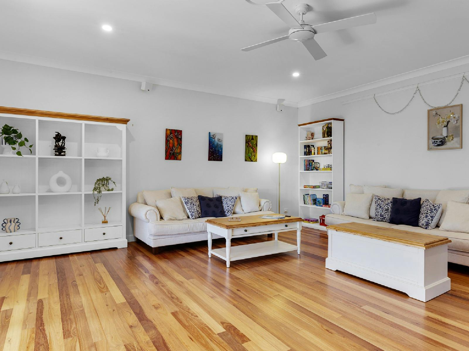Lounge area with indoor gas fireplace
