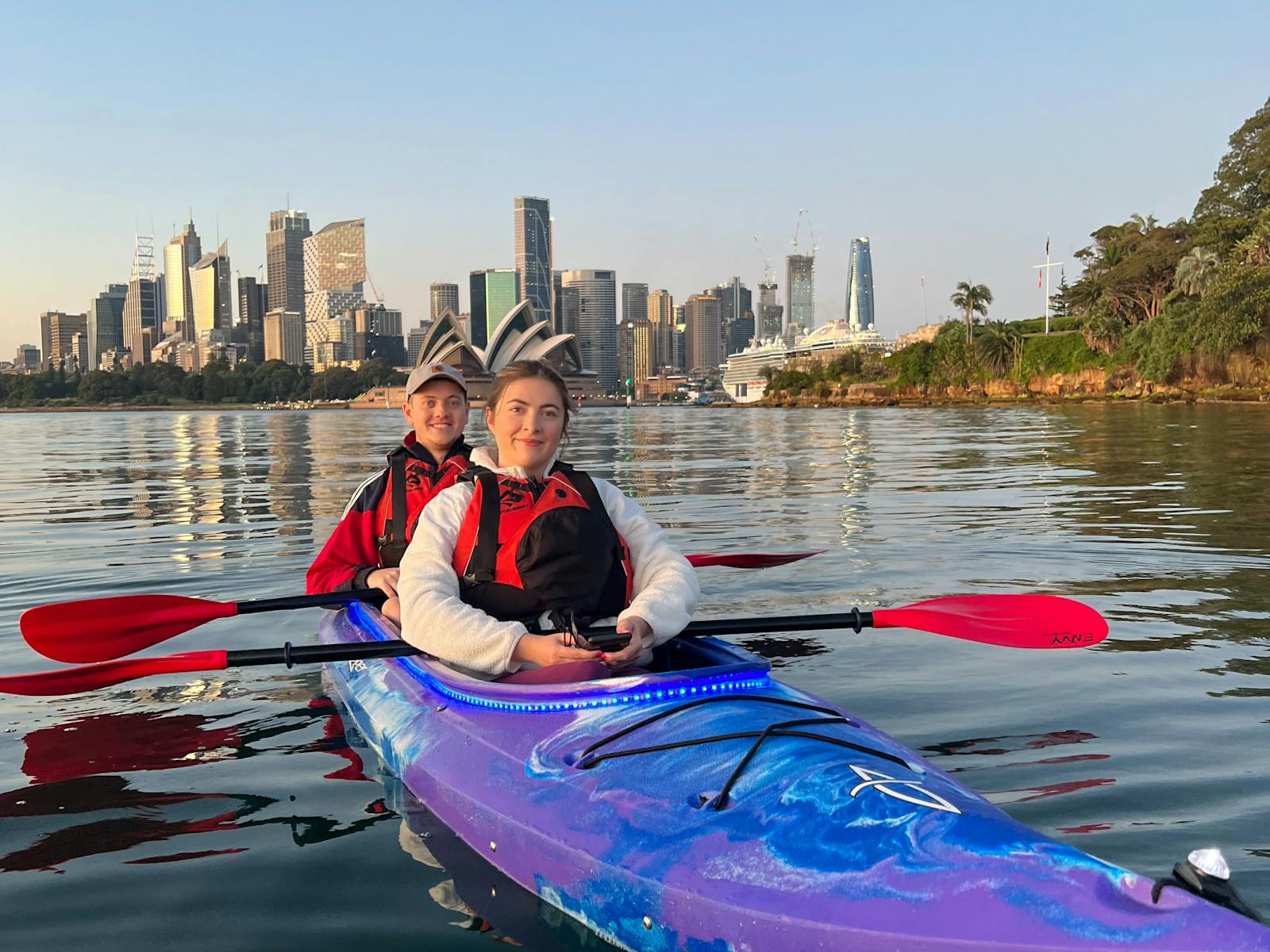 この時間帯の港はただただ素晴らしいです