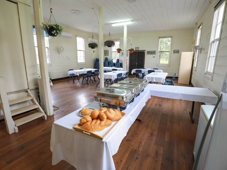 Historic Schoolhouse Dining Room