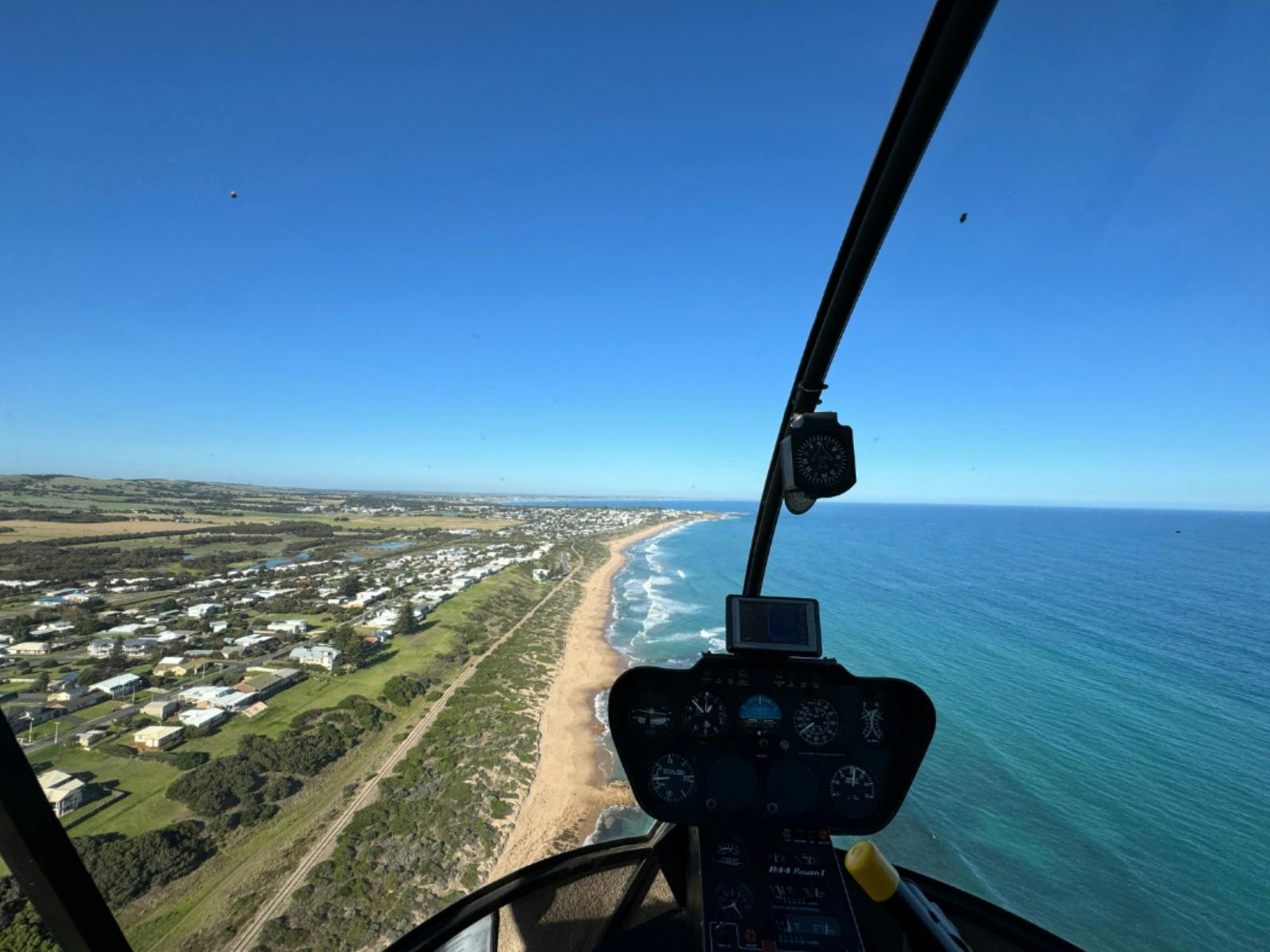 Flying over the Fleurieu Peninsula
