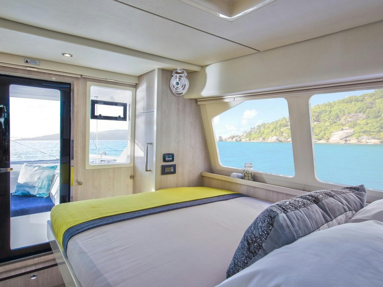 Leopard 58 - starboard mid ships cabin with ensuite