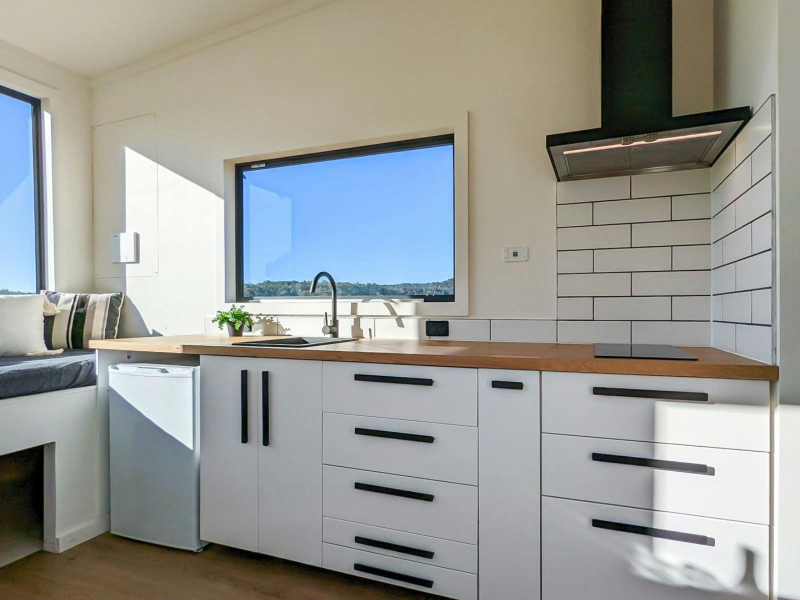 Kitchen in amenities pod