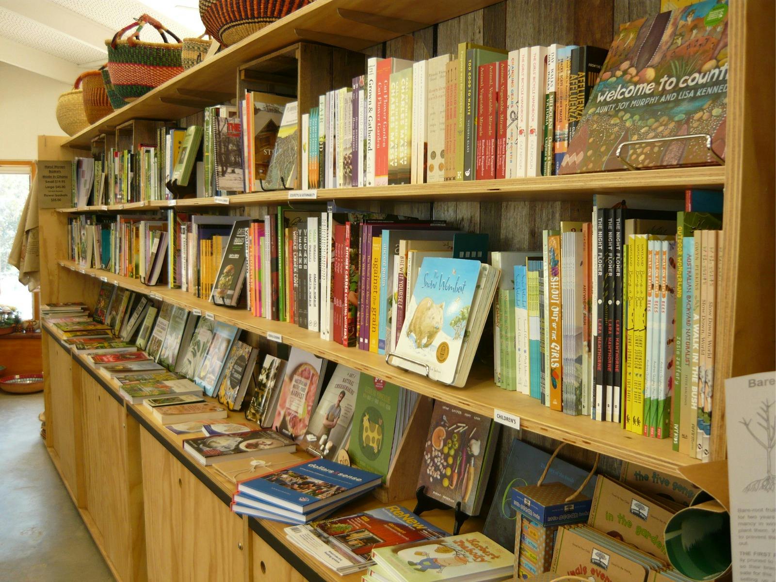 Browse our extensive bookstore covers permaculture, design, Indigenous, cooking & children's titles.