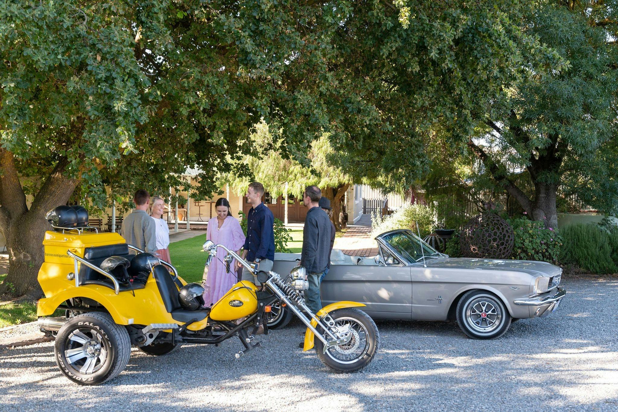 Trike and Mustang