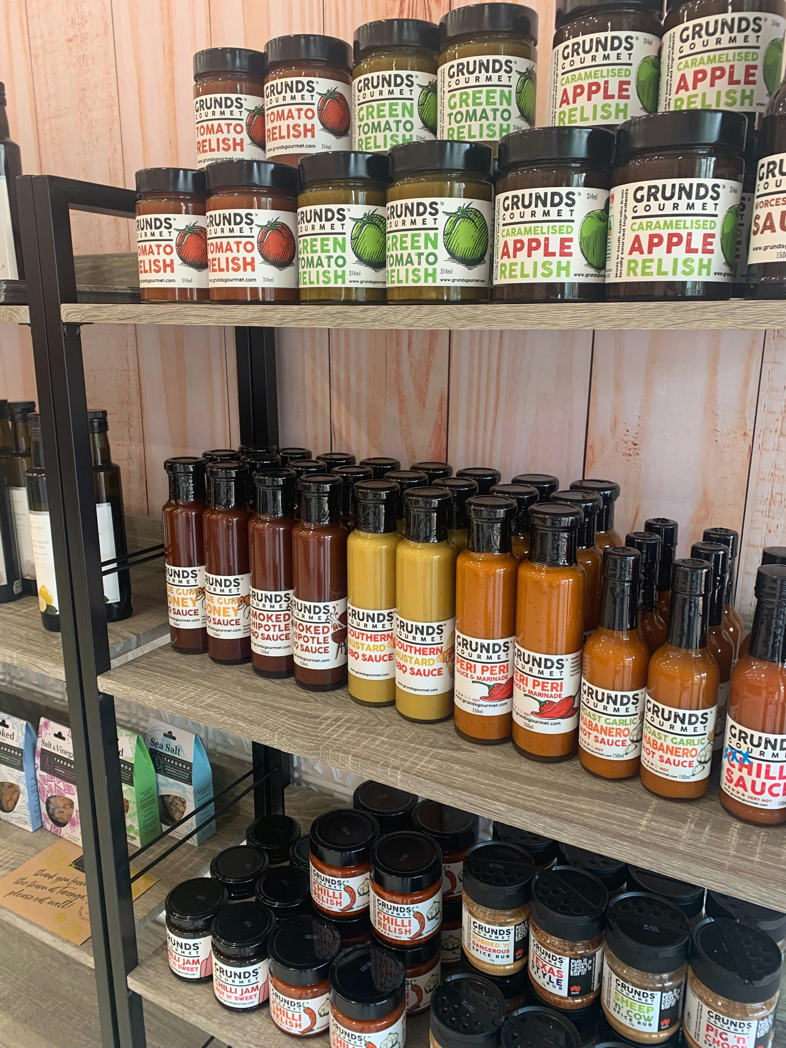 Grunds Gourmet artisan condiments.