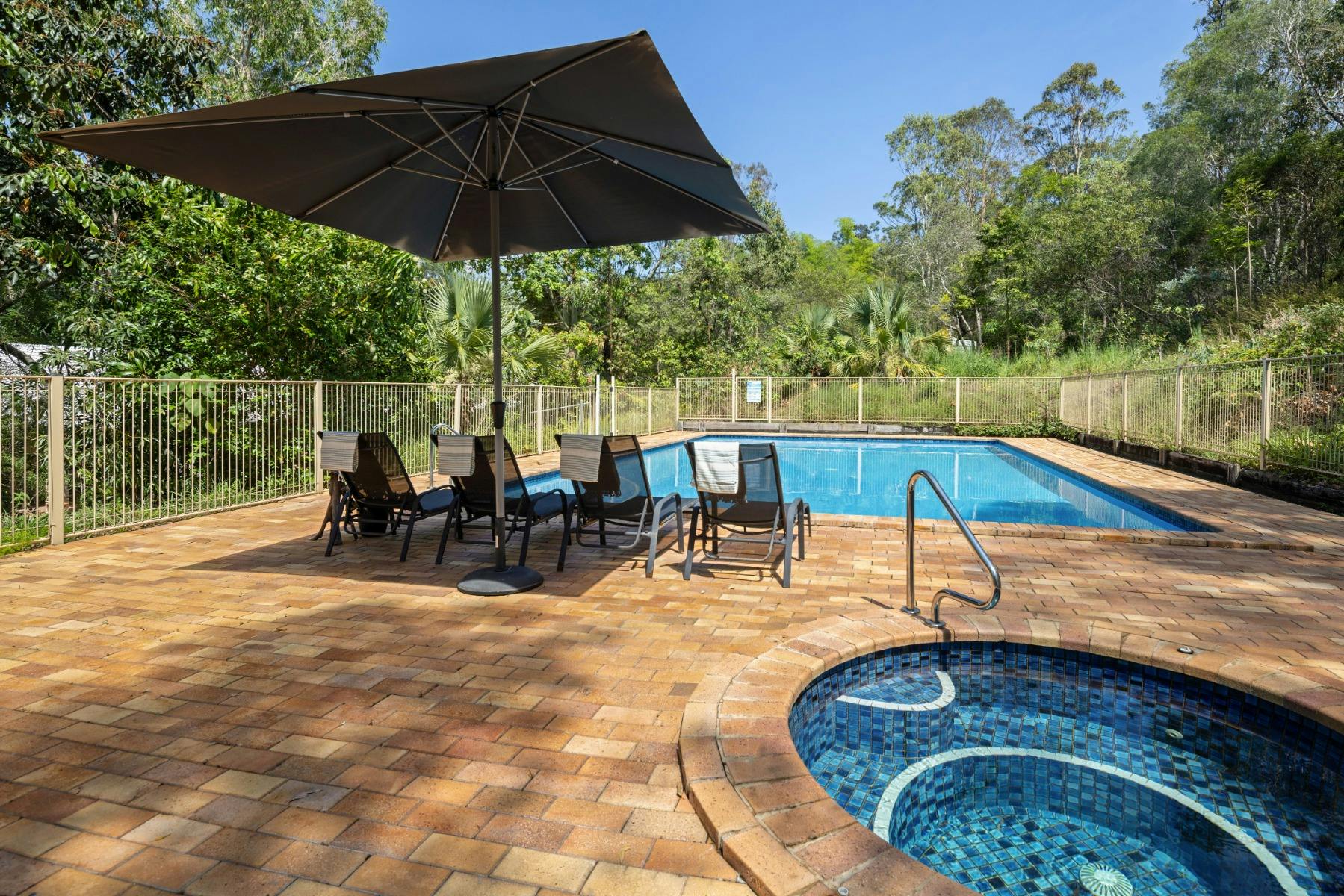 Enjoy an afternoon deep at the pool