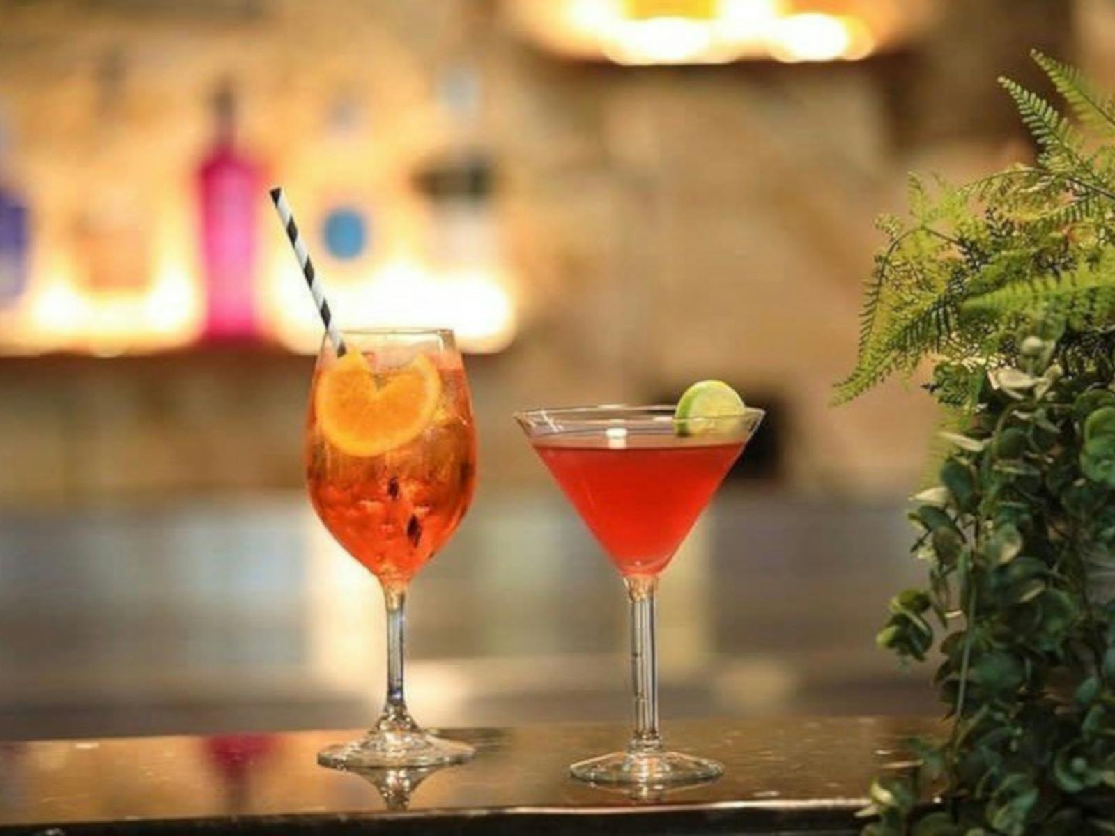 2 cocktails on the bar at Ballina Golf and Sports Club