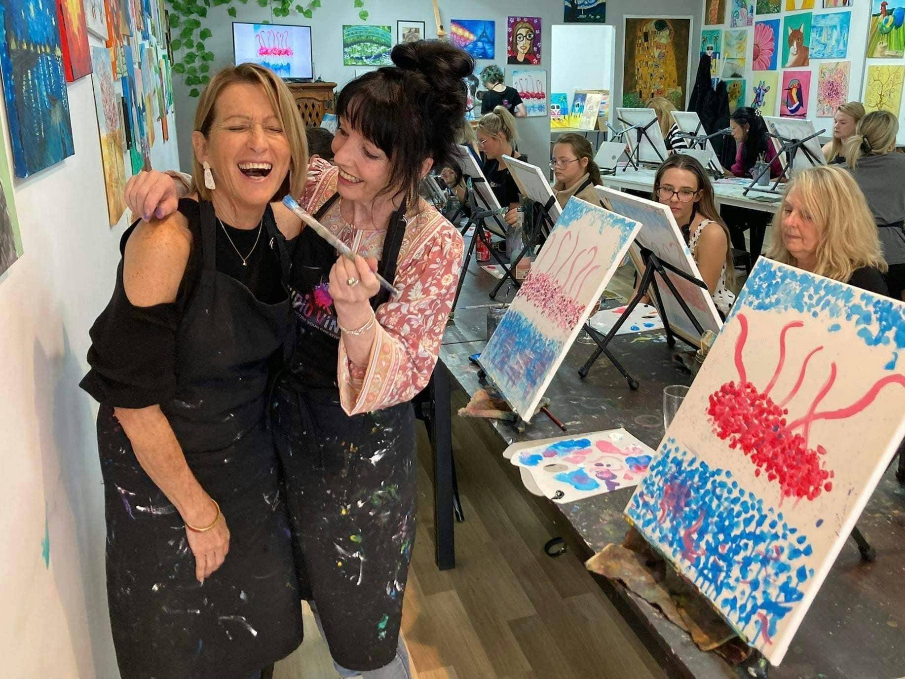 Experience Adelaide Paint and Sip with Studio Vino
