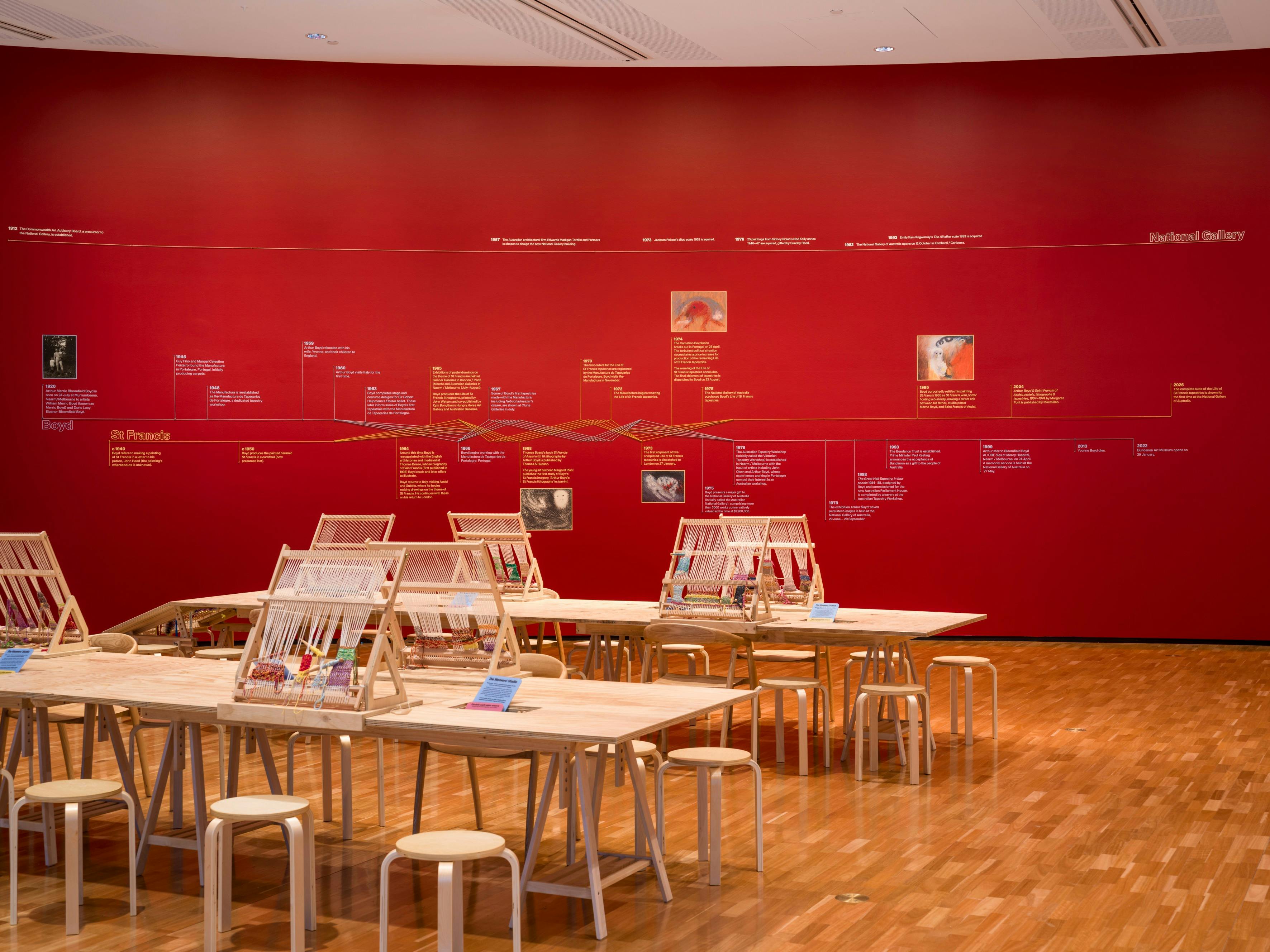 Exhibition engagement space for visitors