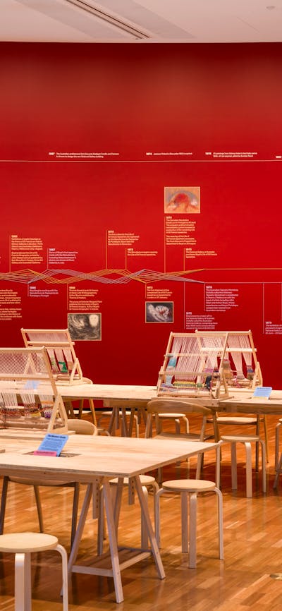 Exhibition engagement space for visitors