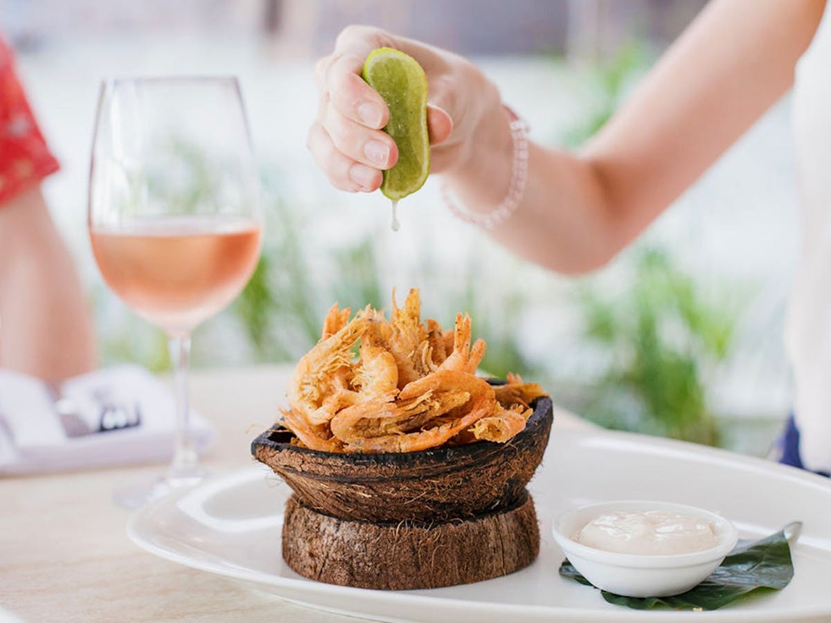 Old bay school prawns - the locals favourite Port Douglas restaurant