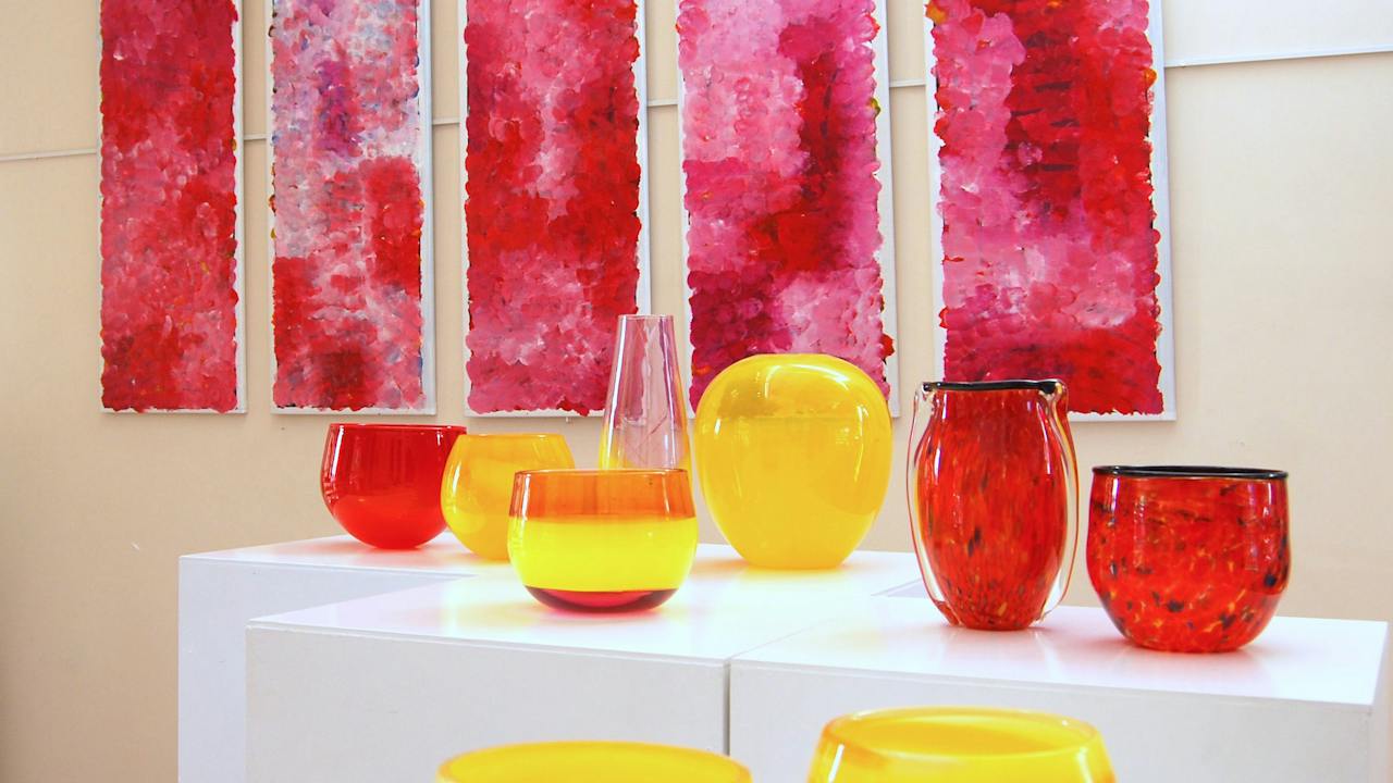 Aboriginal art and art glass