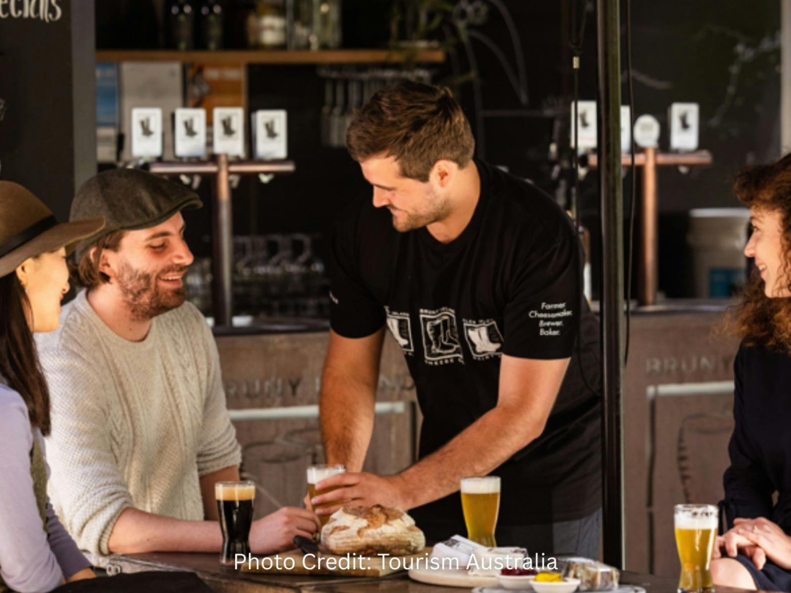 Burny island cheese and beer photo