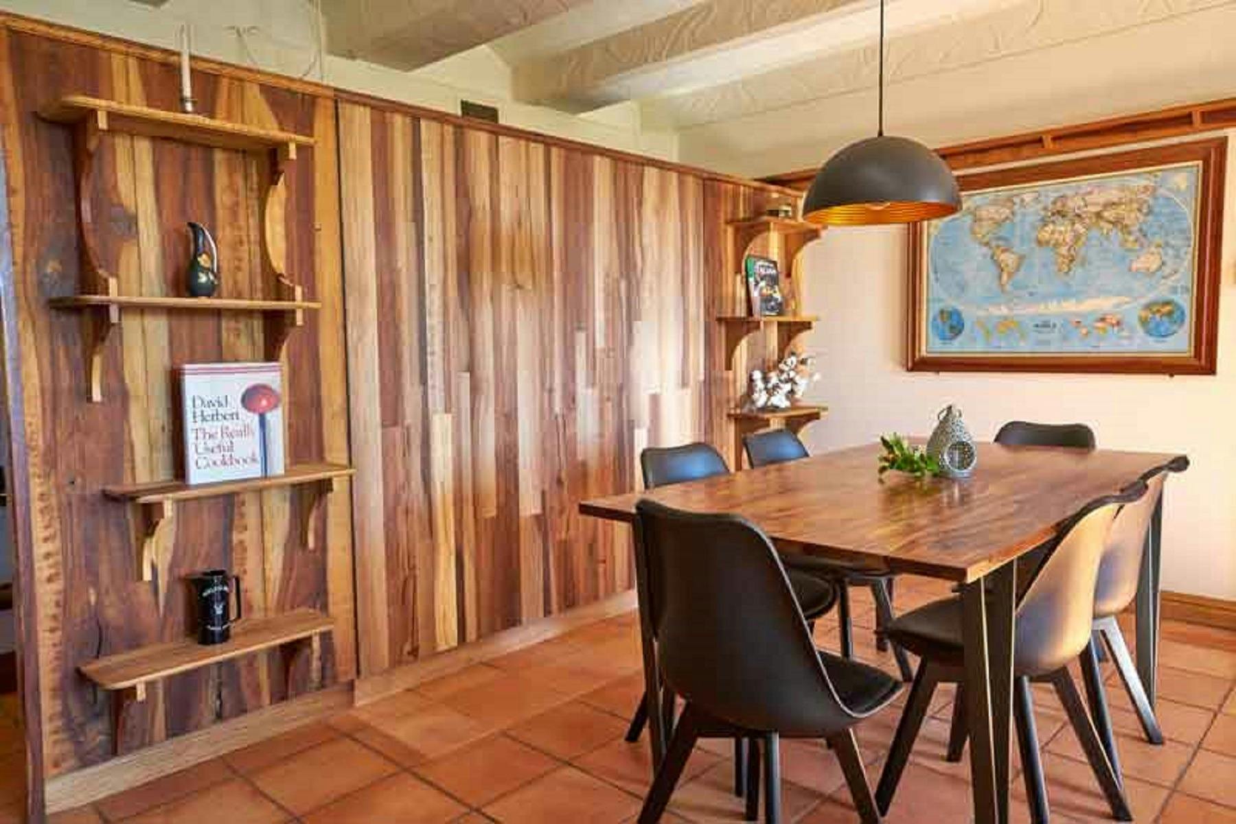 Amazing timber used throughout the house