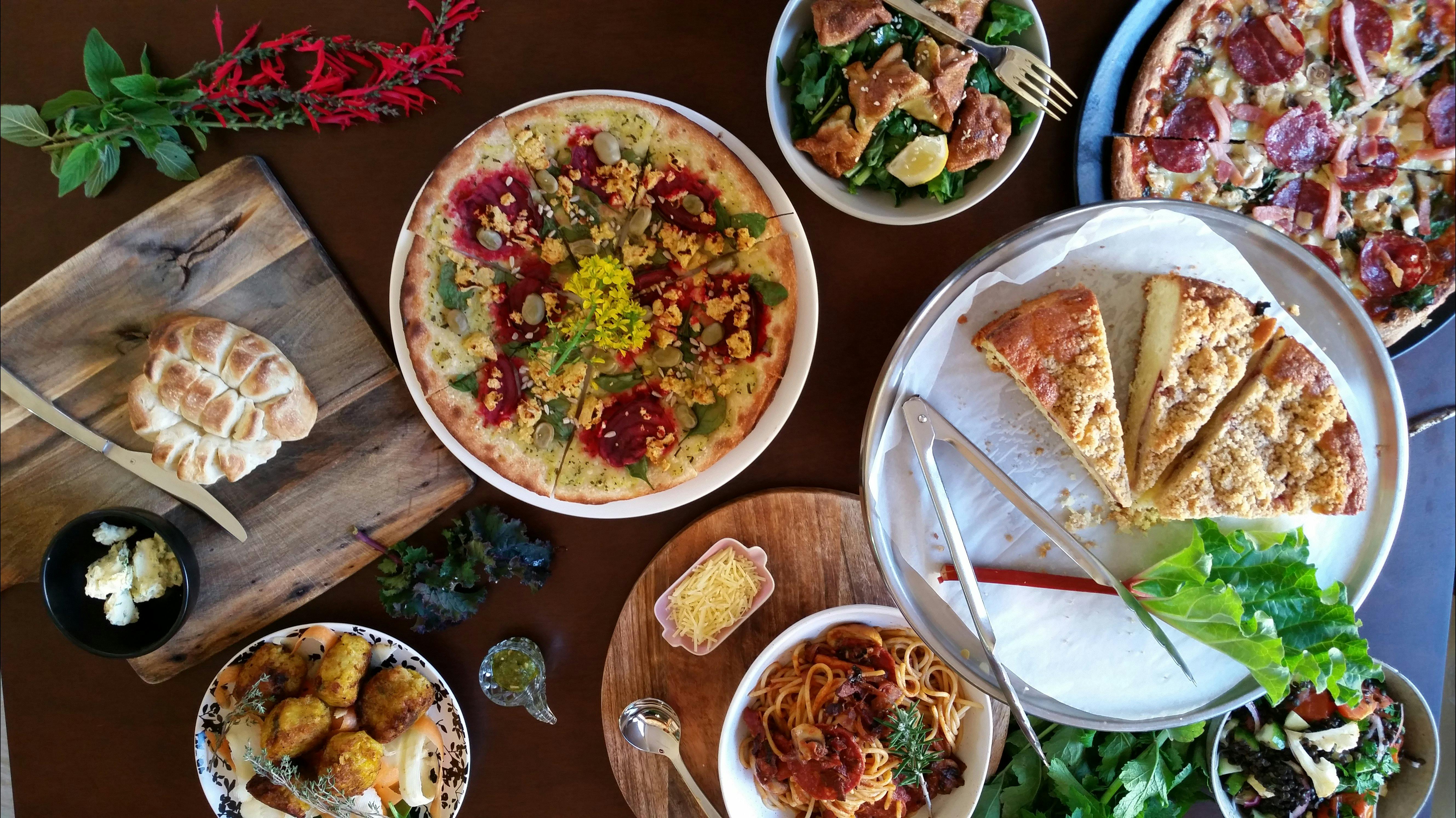 REAL Pizza Pasta Salads menu items