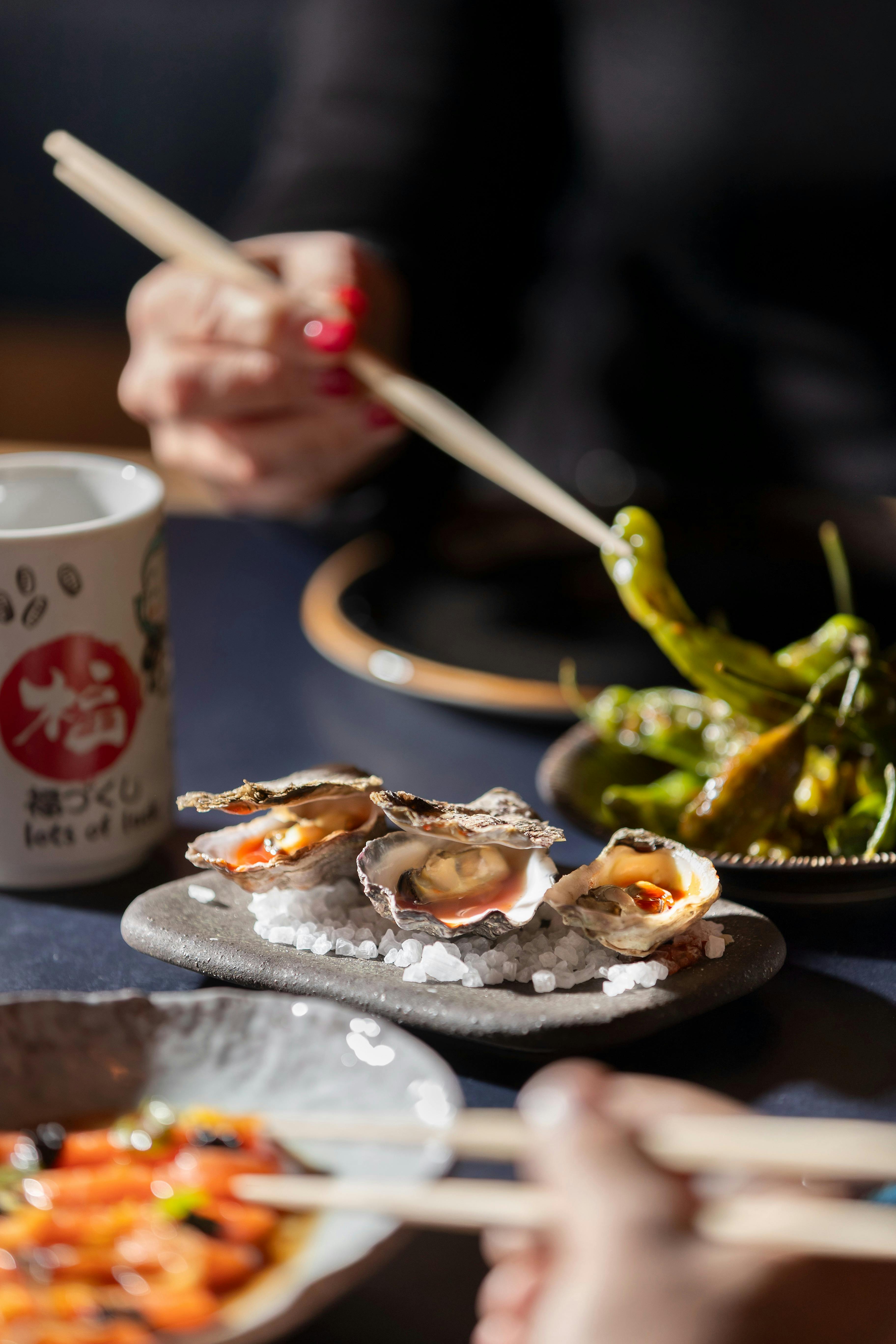 Hibachi Grill Oysters