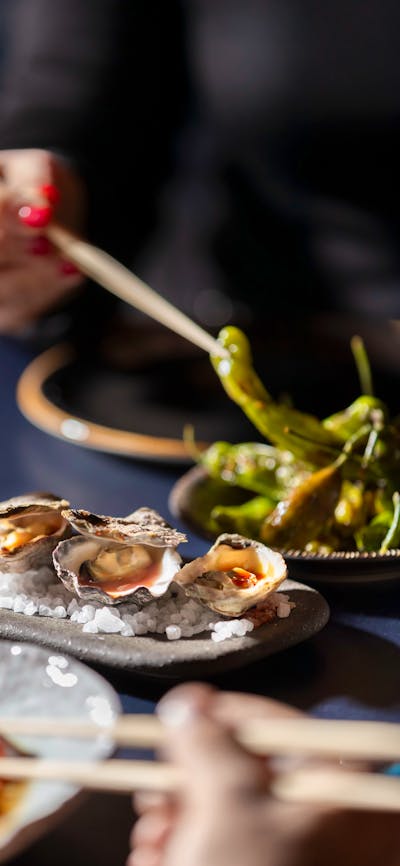 Hibachi Grill Oysters