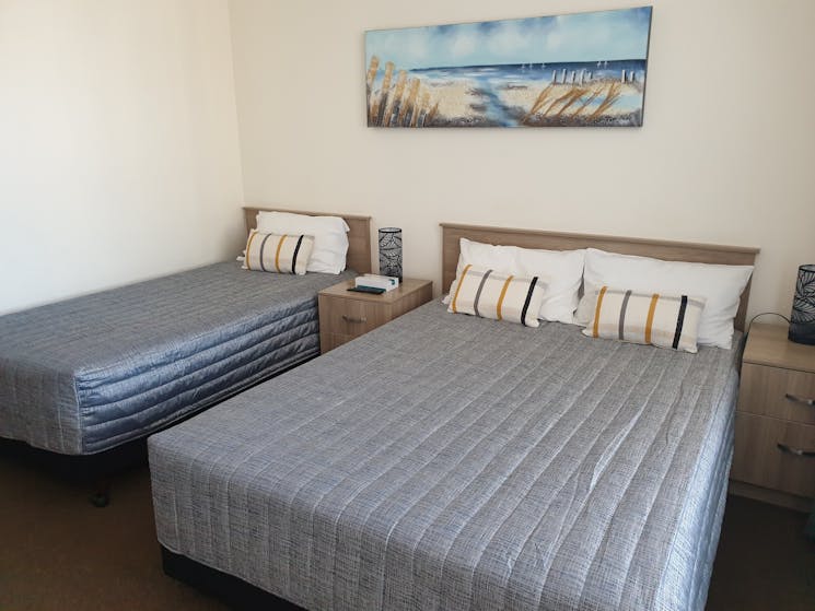 Queen and single beds all new