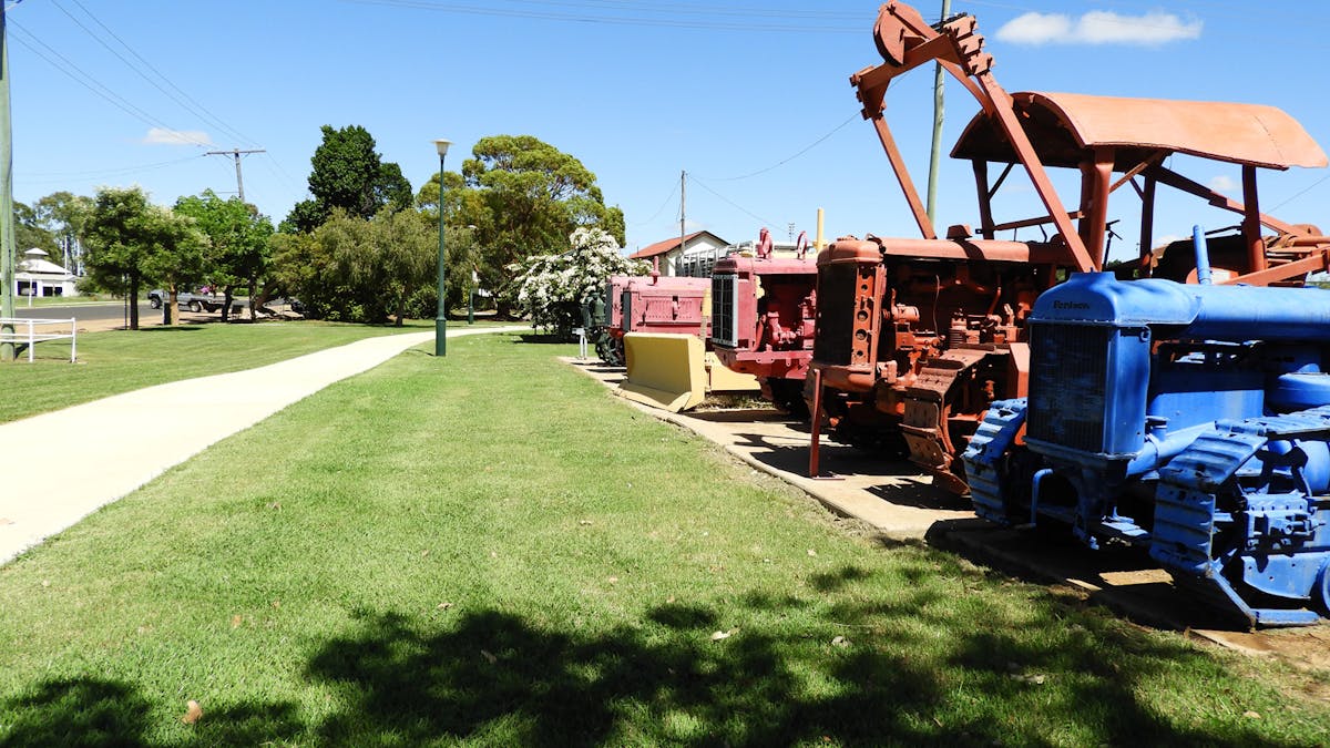 Tractors and Dozers along Machinery Mile