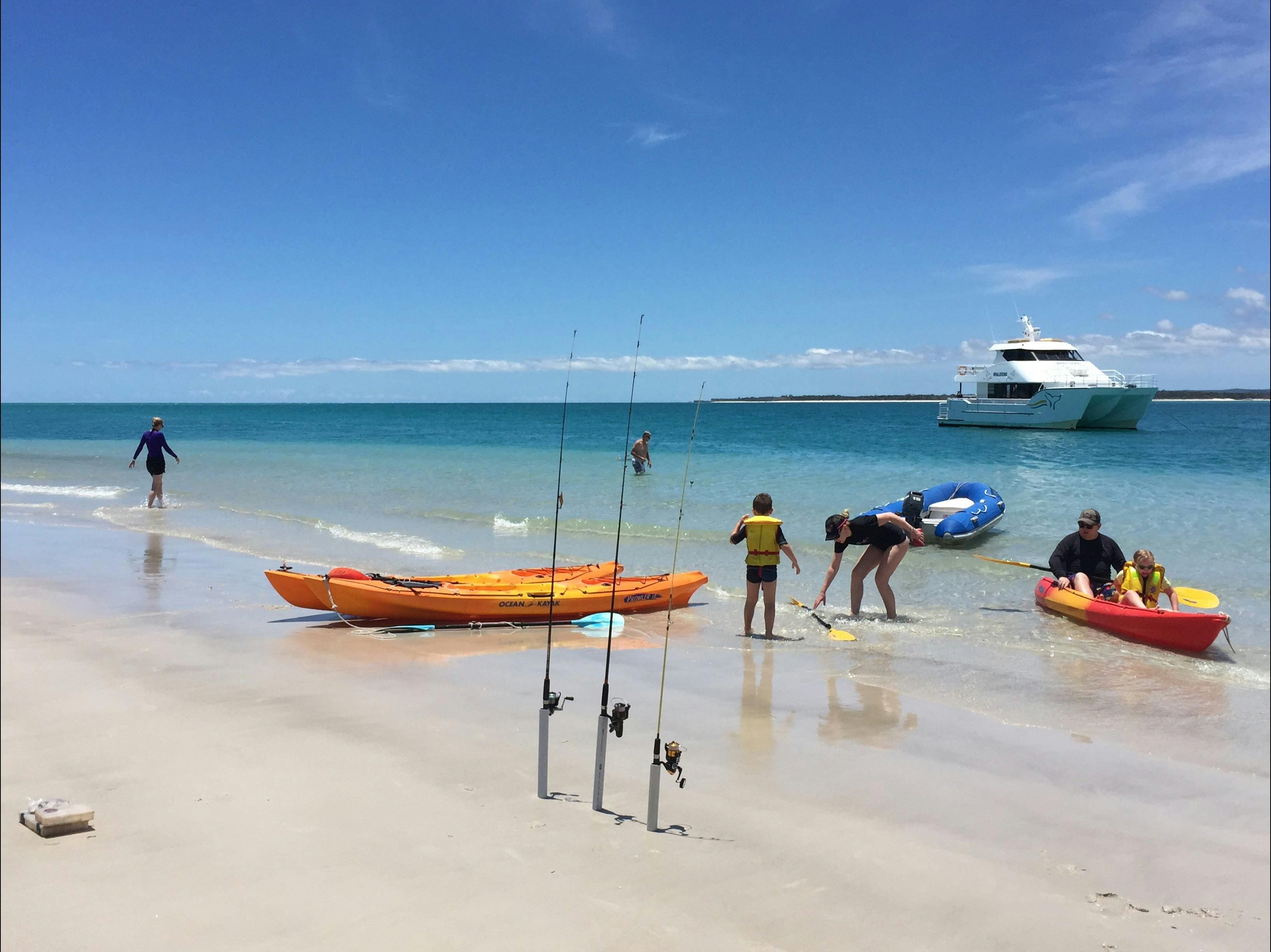 K'gari Fraser Island Beach and BBQ Cruise