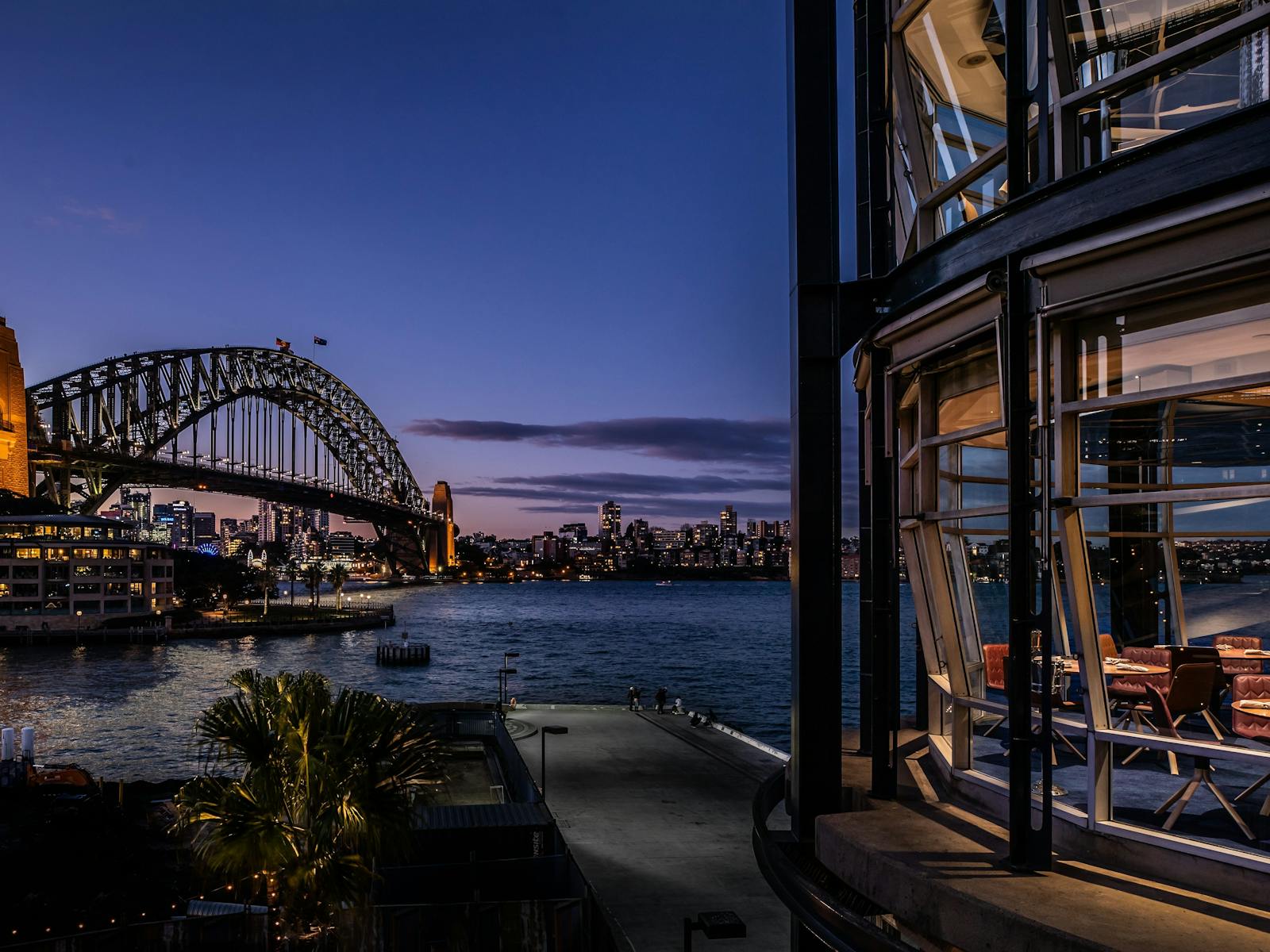 Positioned on Sydney Harbour overlooking the Sydney Harbour Bridge