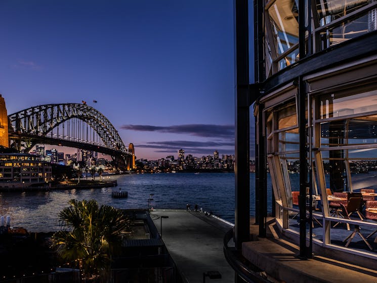 Positioned on Sydney Harbour overlooking the Sydney Harbour Bridge