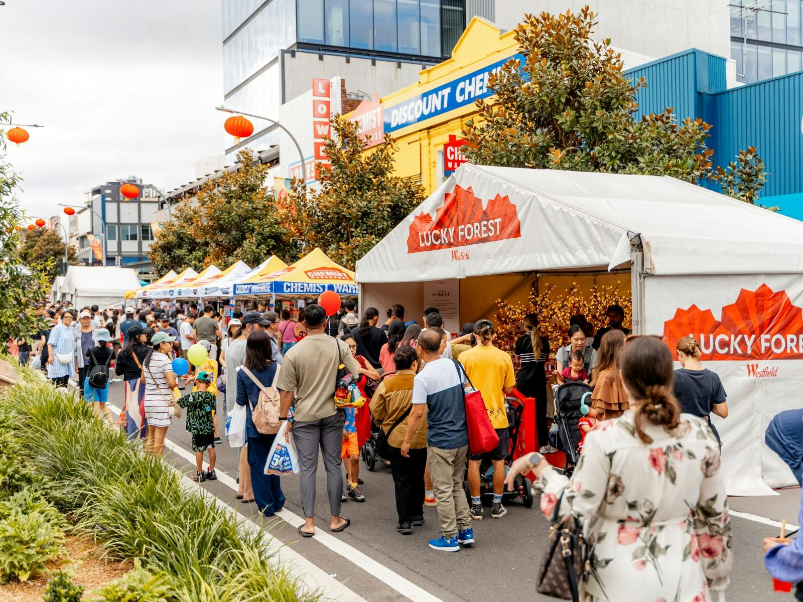 Crowd at Lunar New Year Festival
