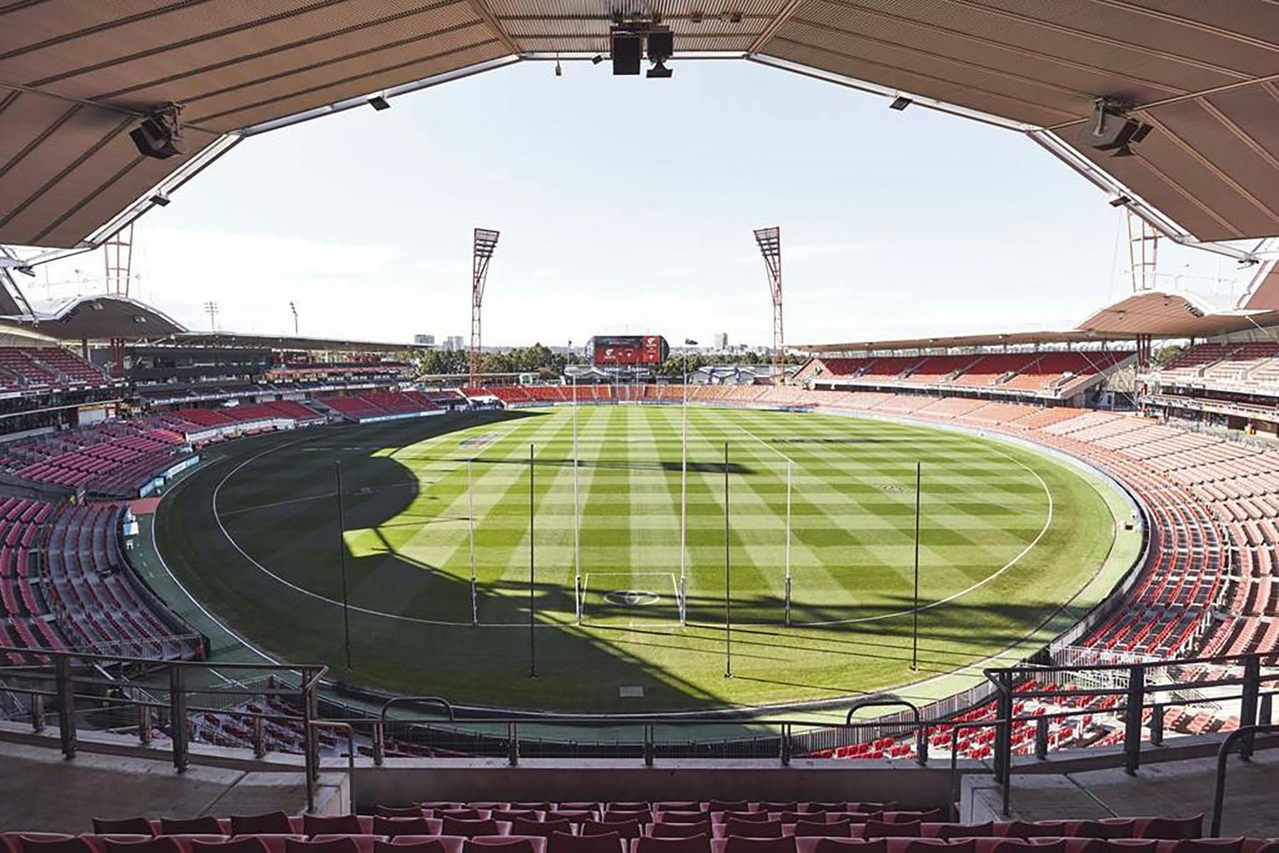 Sydney Showground from undercover