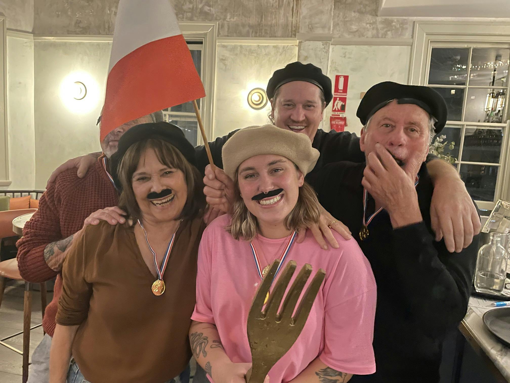 Winners at 2025 French Food & Wine Trivia