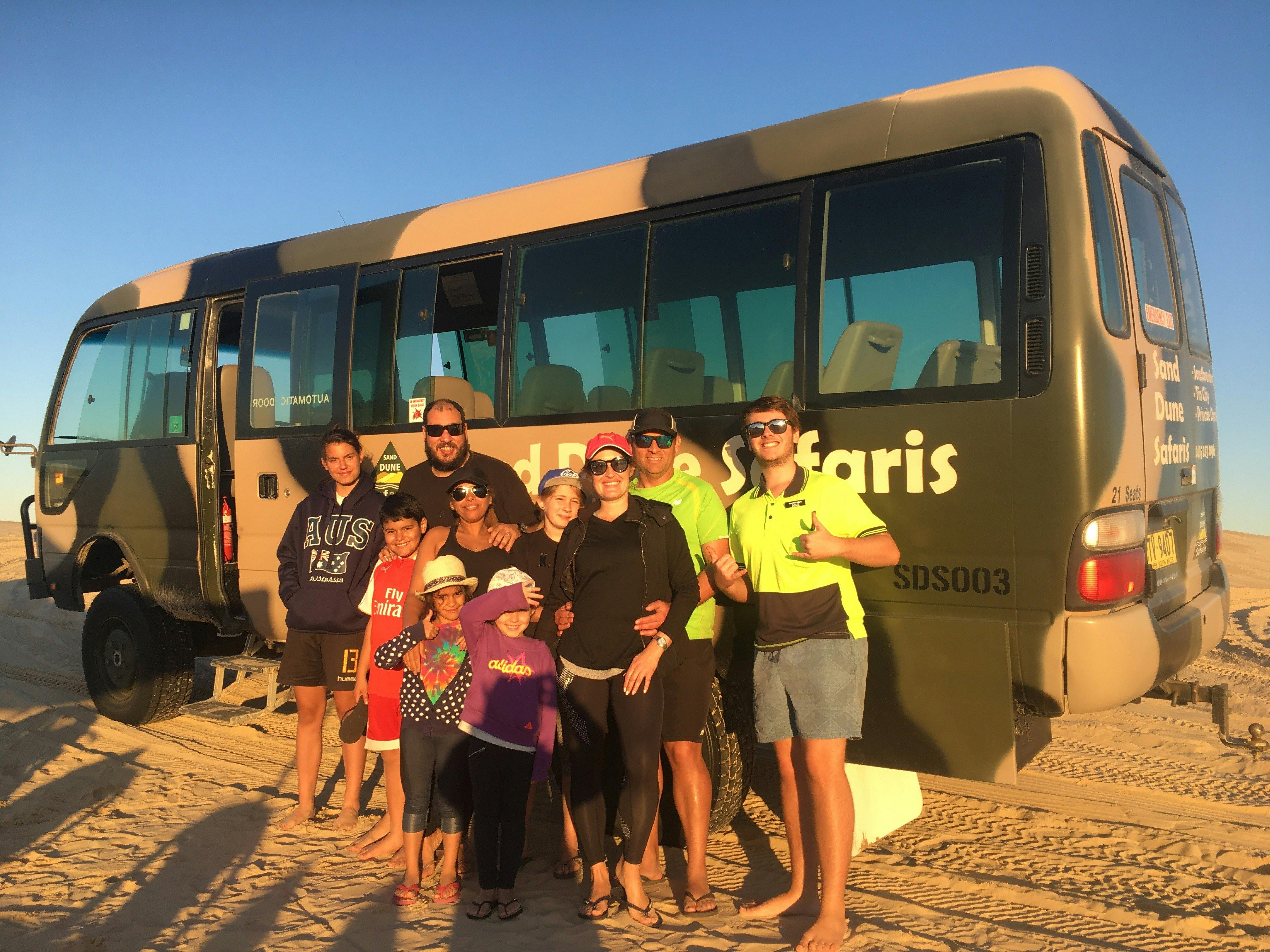 A family enjoying their time on our beautiful dunes