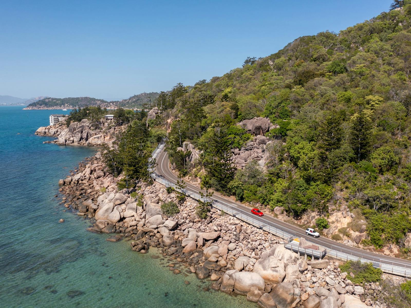 Cars on Gabul Way, Magnetic Island Ferries