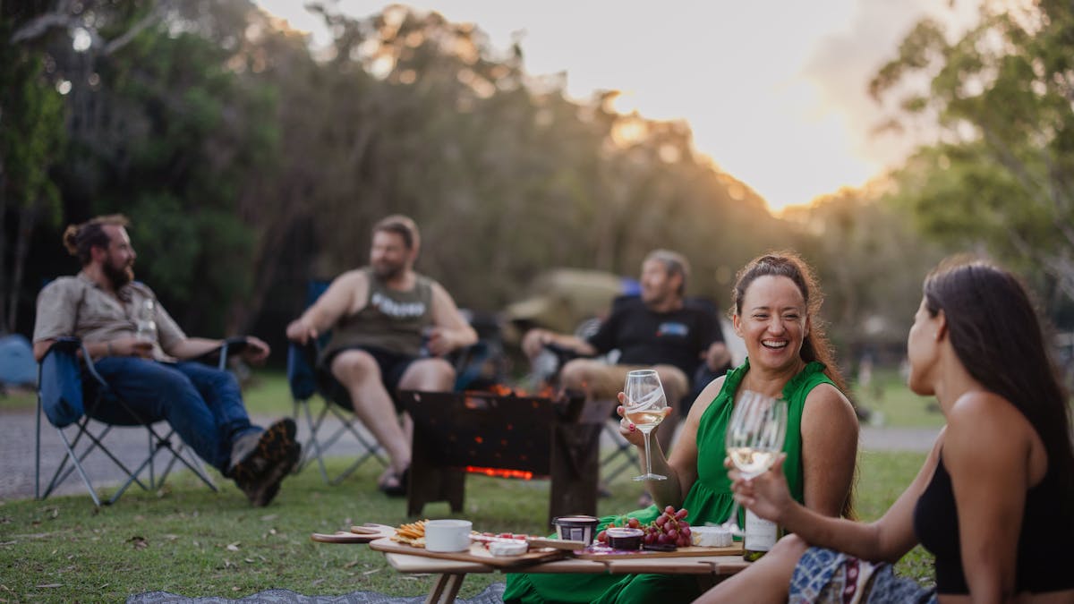 Camping in eco camp