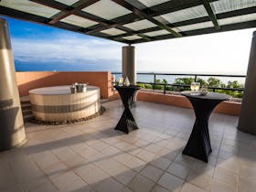 outdoor balcony terrace suite hotel room