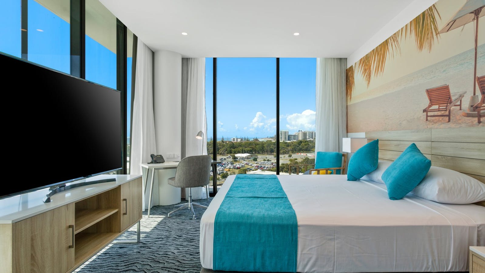 Coastal Executive Rooms provide wrap around views with floor to ceiling windows
