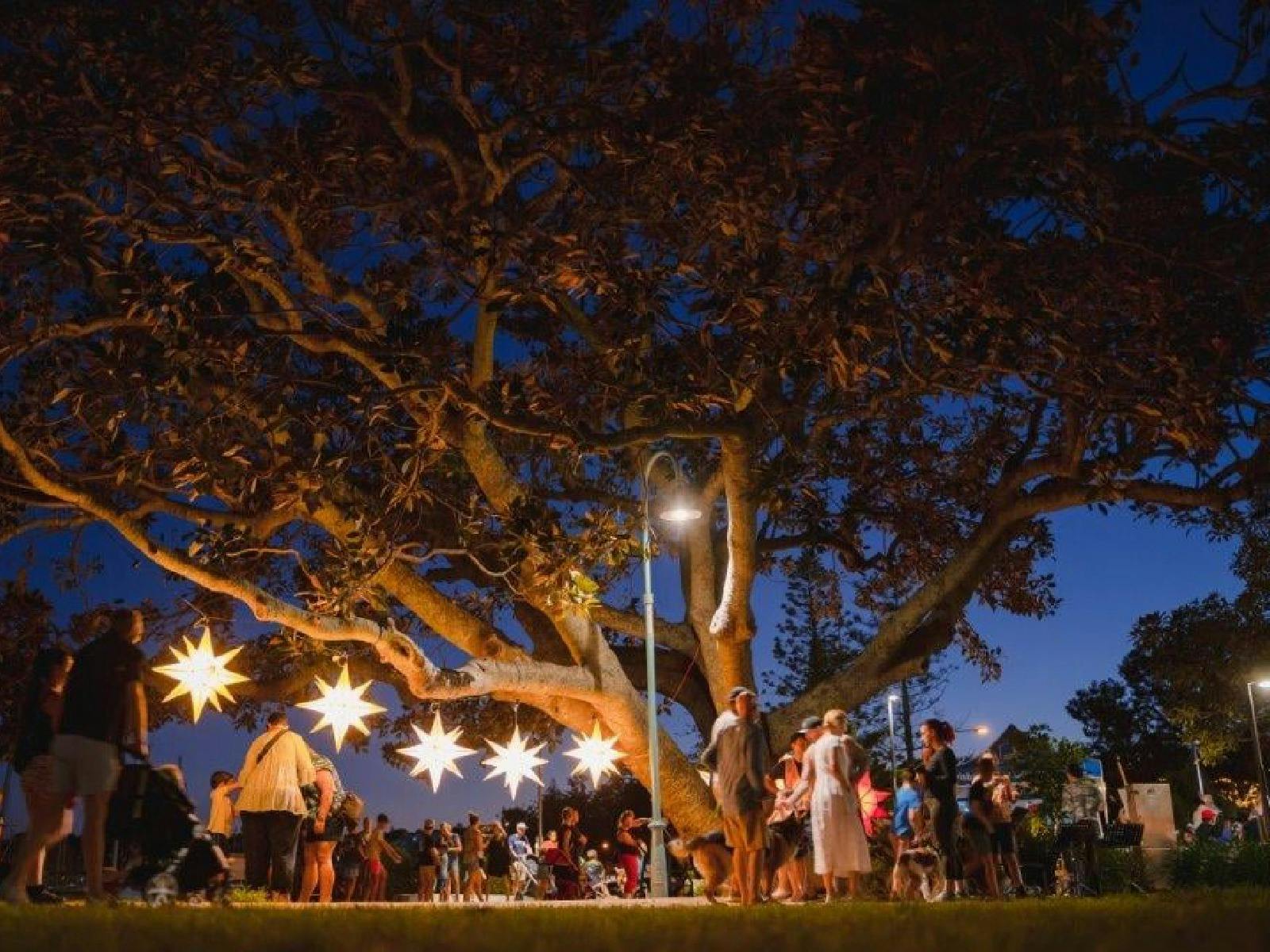 Light Up Manly Harbour Village Plaza