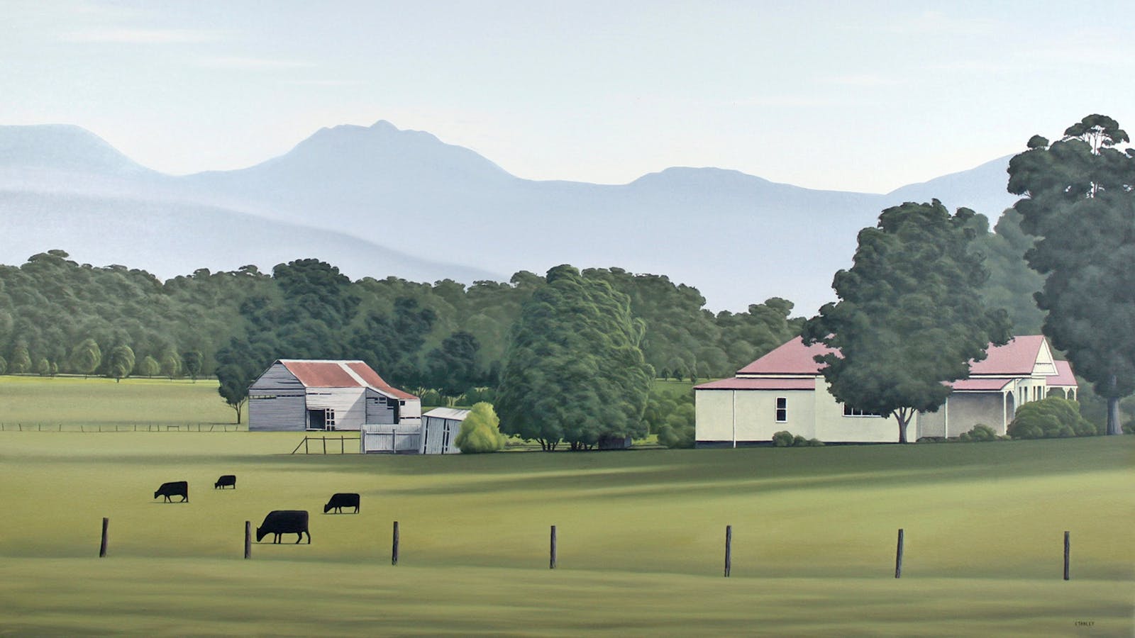 Sleeping Beauty from Grove 2. Oil painting from Richard Stanley