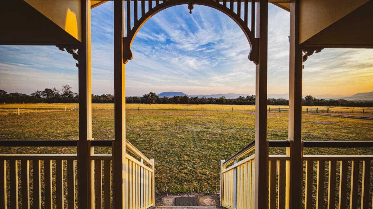 Your view from the front door