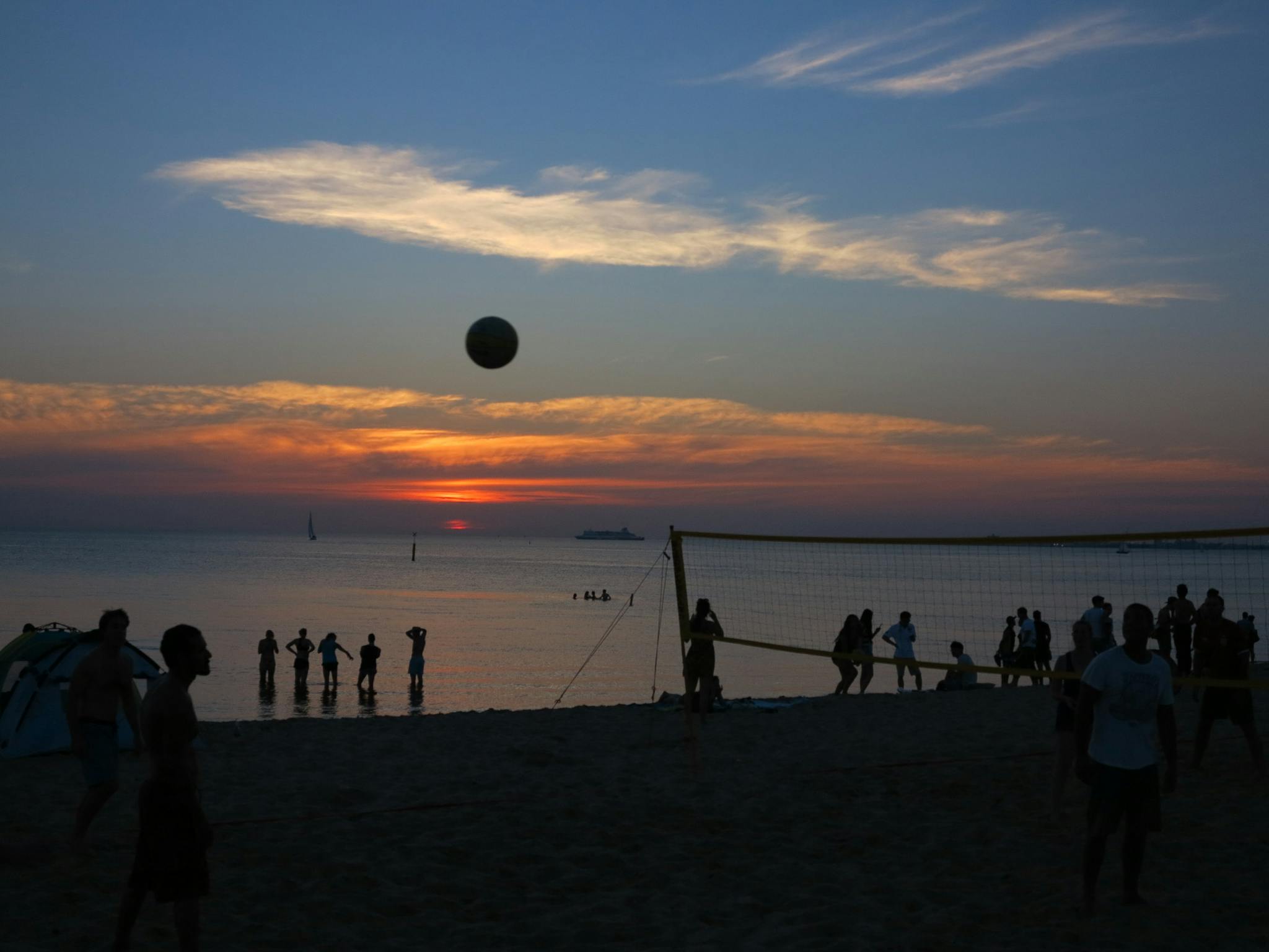 Volleyball at St Kilda Sea Baths