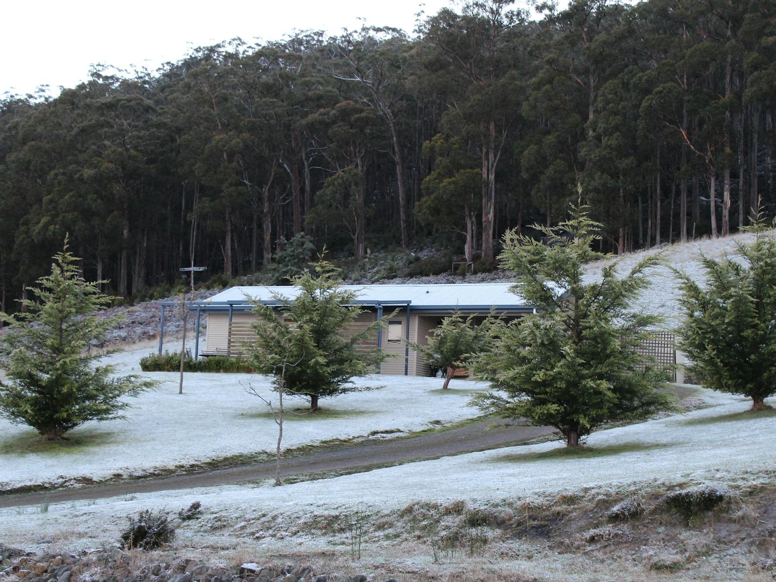 A snowcovered Cherryview studio