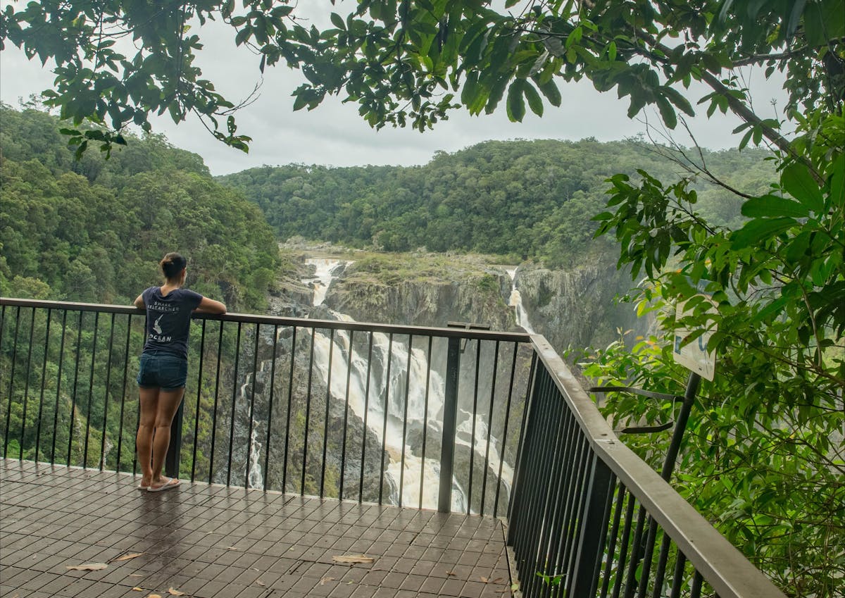 View of barron Falls from Din Din Barron Falls lookout, Barron Gorge National Park