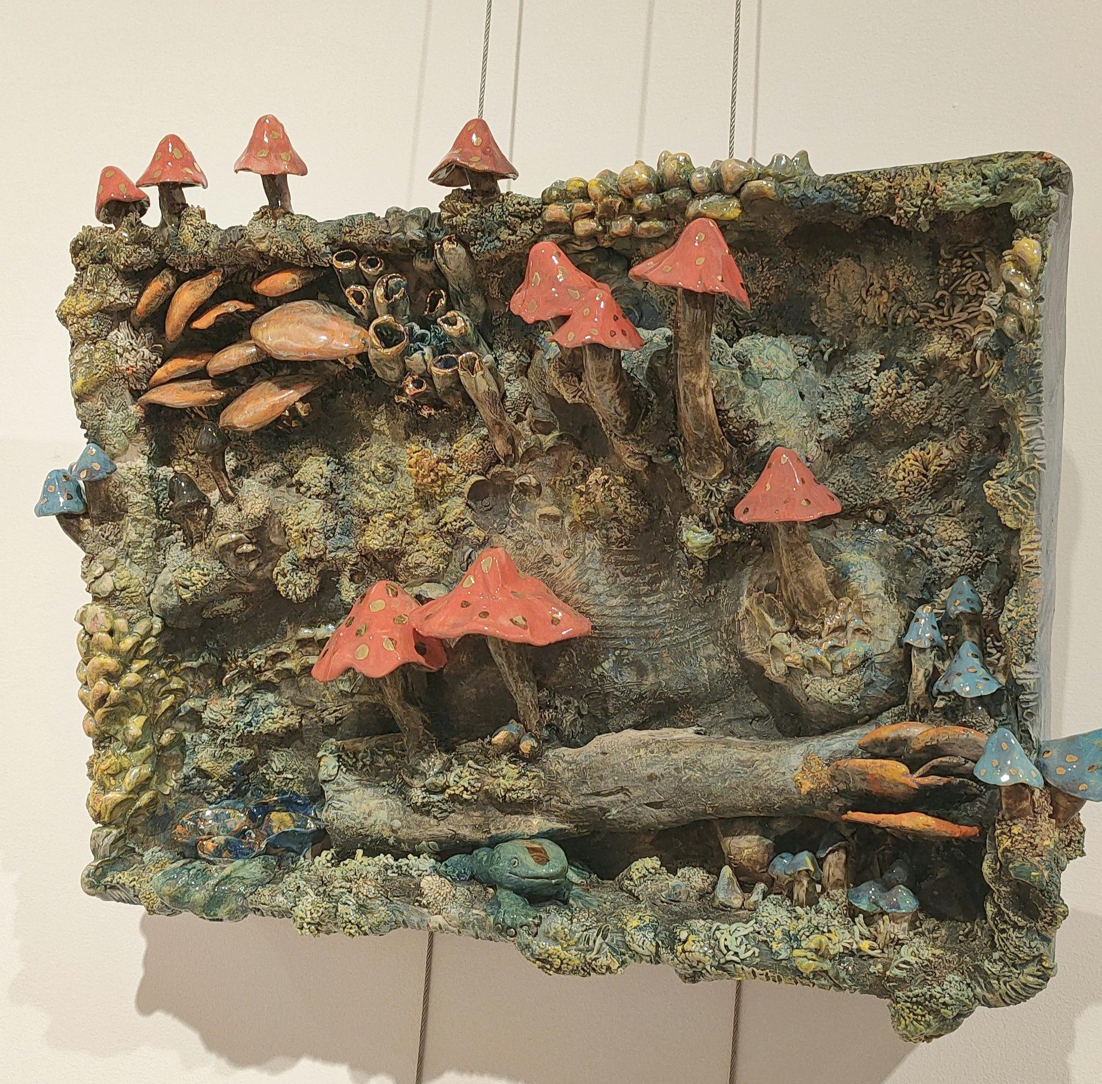 Lee-Anne Peters ceramic stoneware clay pottery mushrooms