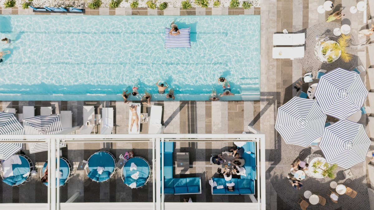 Full Birds Eye view of Lina Rooftop