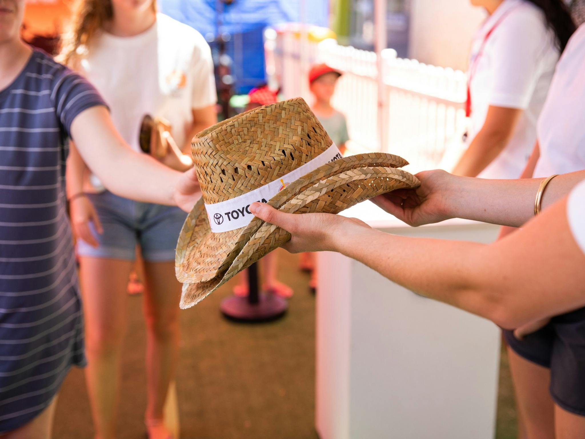 Toyota hat giveaway