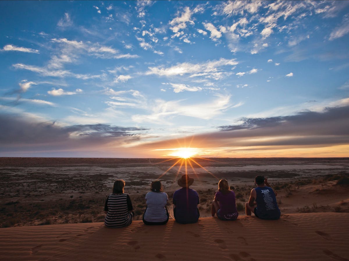 Watch the sunset with your mates Watch the sunset with your mates