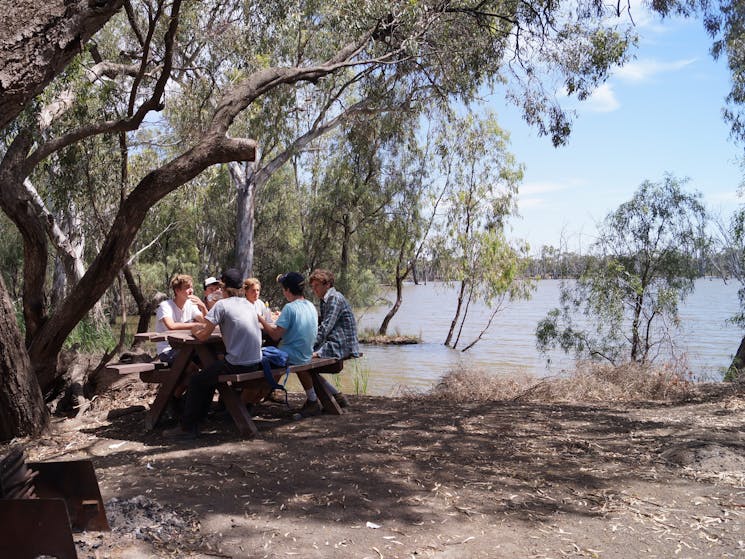 Table and people Hay Weir