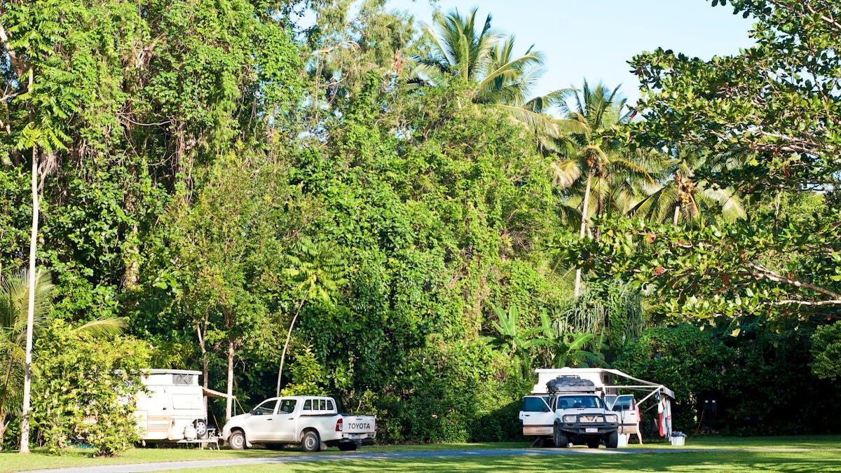 Rainforest campsites, Cape Trib Caping, Tropical North Qld