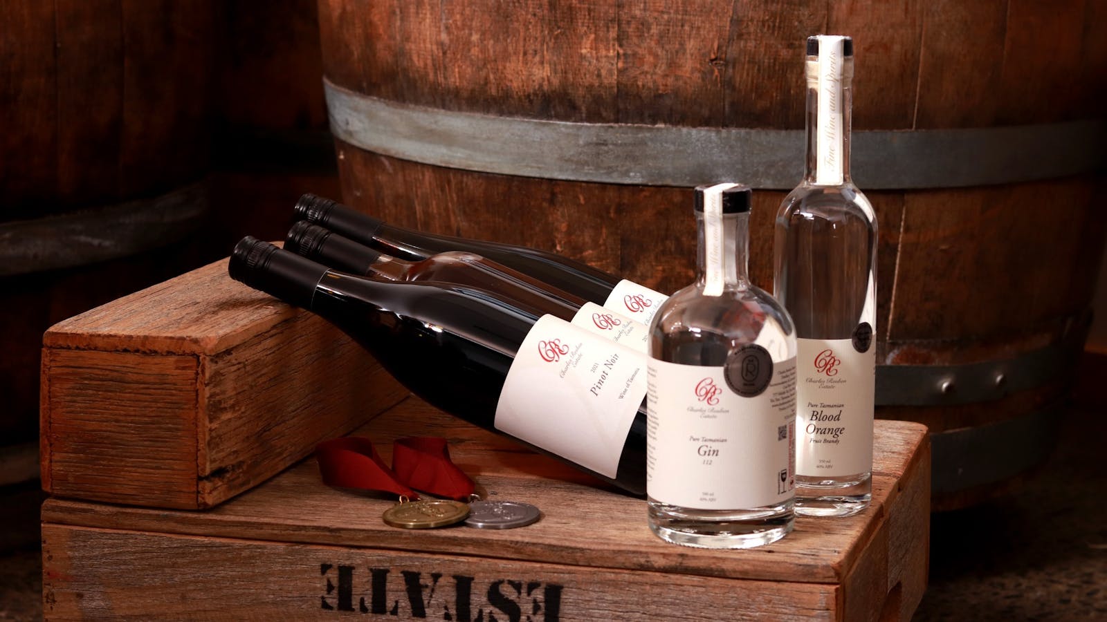 Selection of our wine and spirits