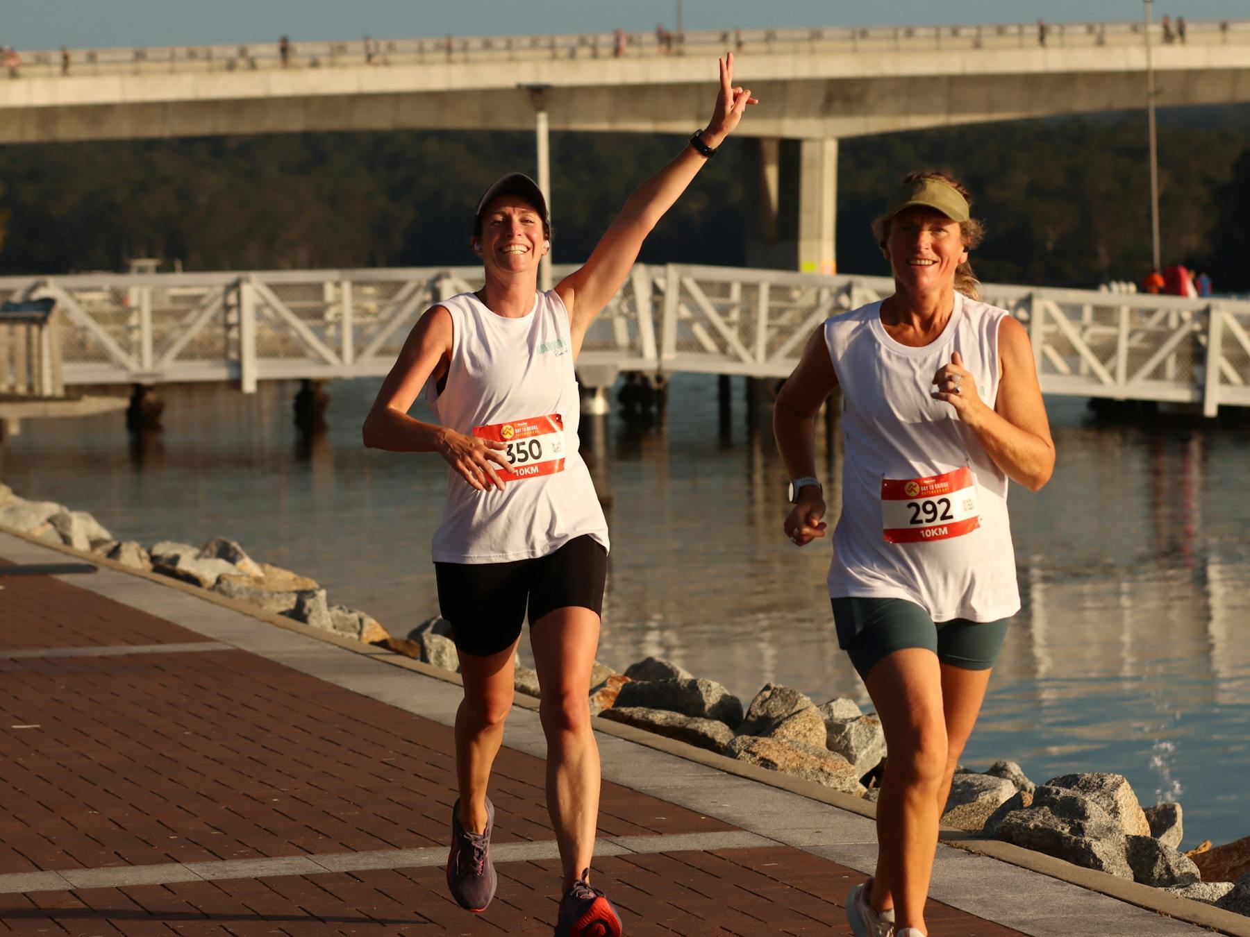 Two women running at Run Batemans Bay